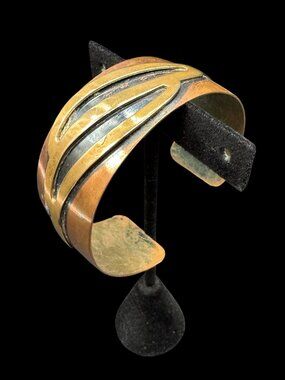 Vintage Copper and Brass Cuff Bracelet